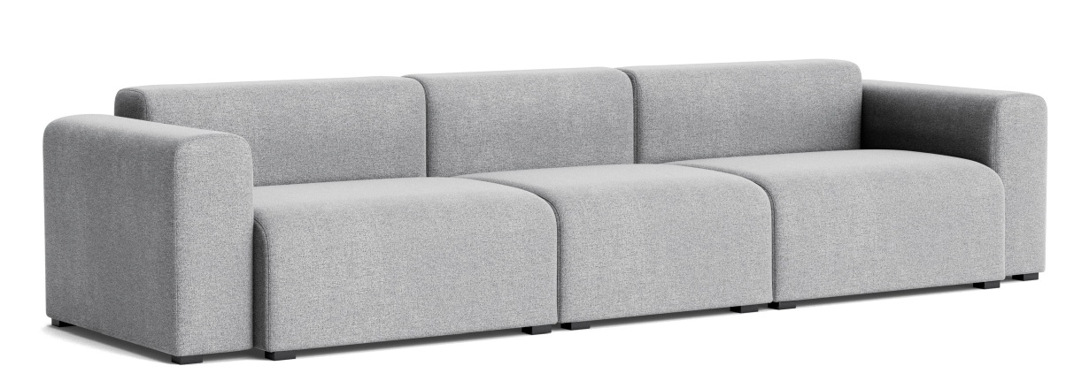 Mags Sofa 3-Sitzer Combination 1 Low Armrest Hay Stoff Hallingdal 130