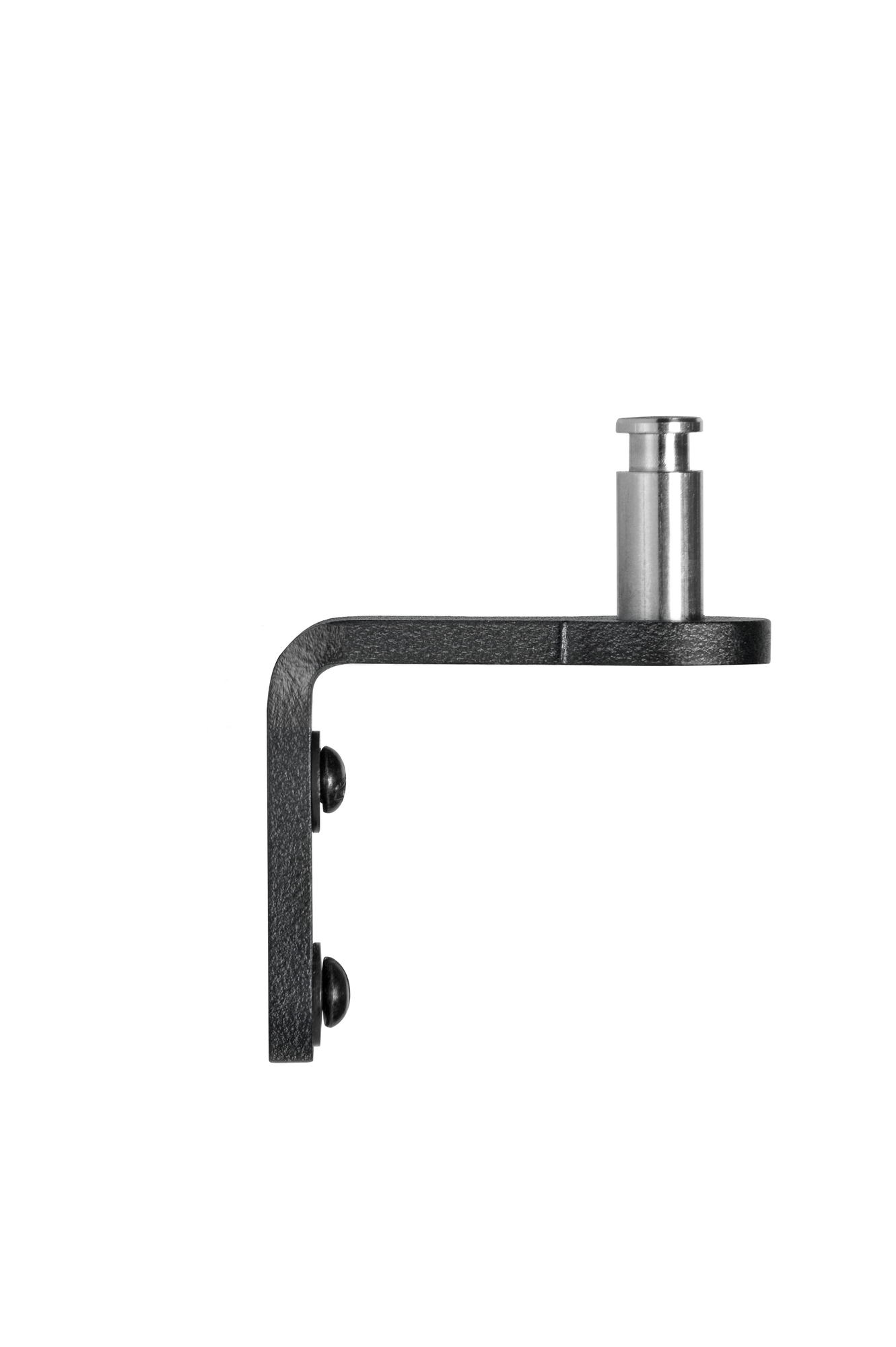 Schwarze Belux Lifto/Liftolino Wandhalterung aus Metall, Zubehör für Tischleuchten zur Wandmontage.