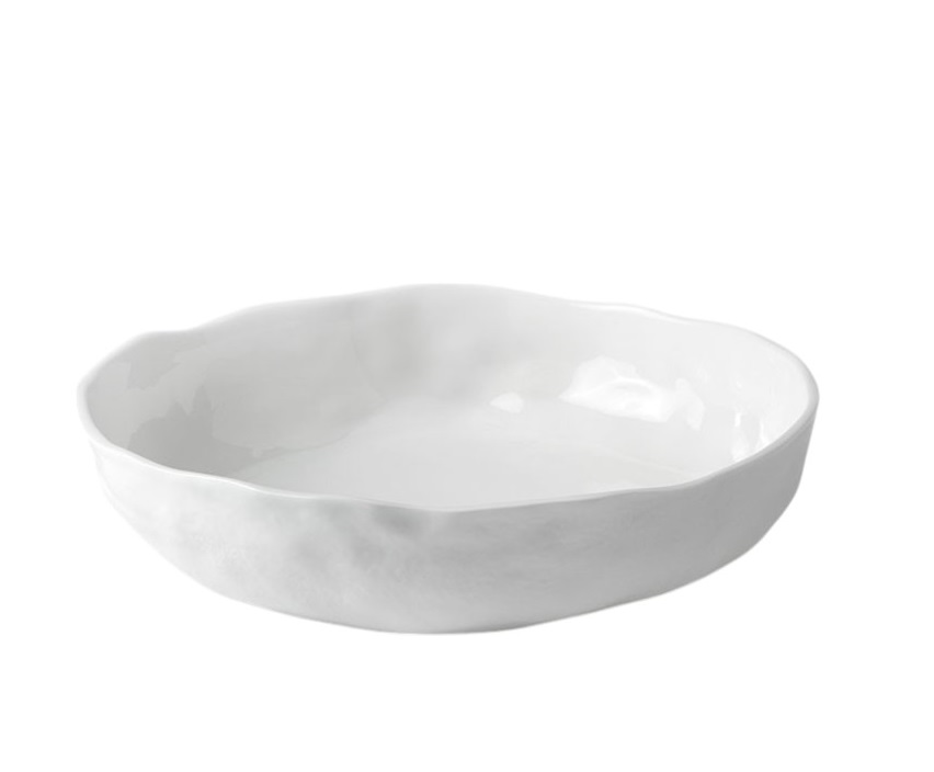 Weiße Räder Porzellan Schale, Genuss Schale für Dips, Snacks und mehr.