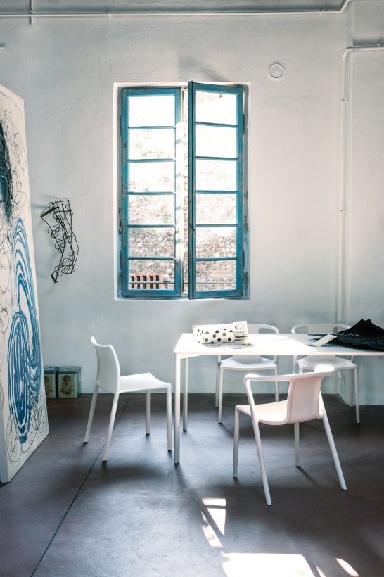 Air Armchair Indoor/Outdoor Stuhl mit Armlehnen Magis