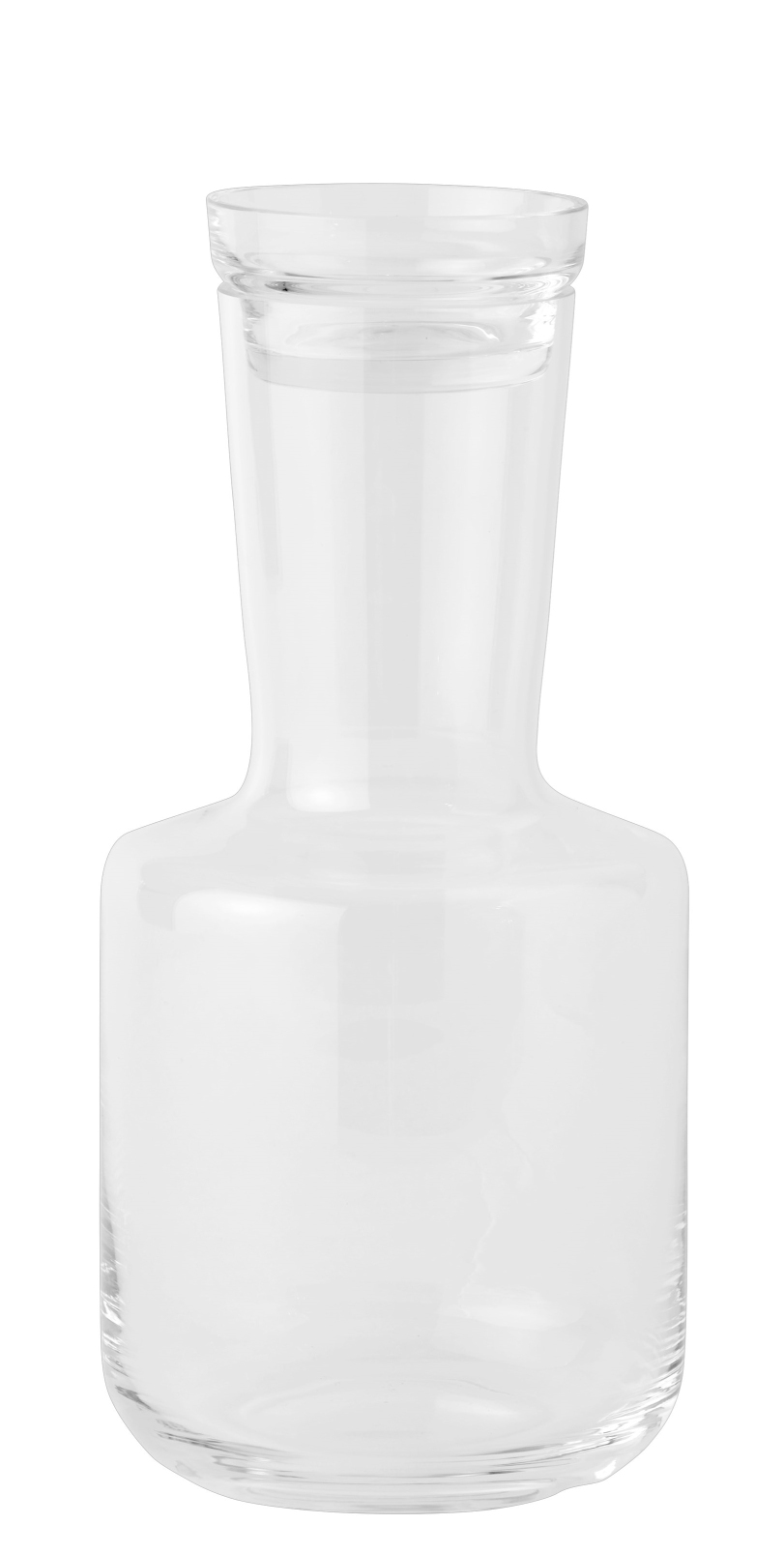 Klare Muuto Raise Karaffe aus Glas, ideal für Wasser und andere Getränke.
