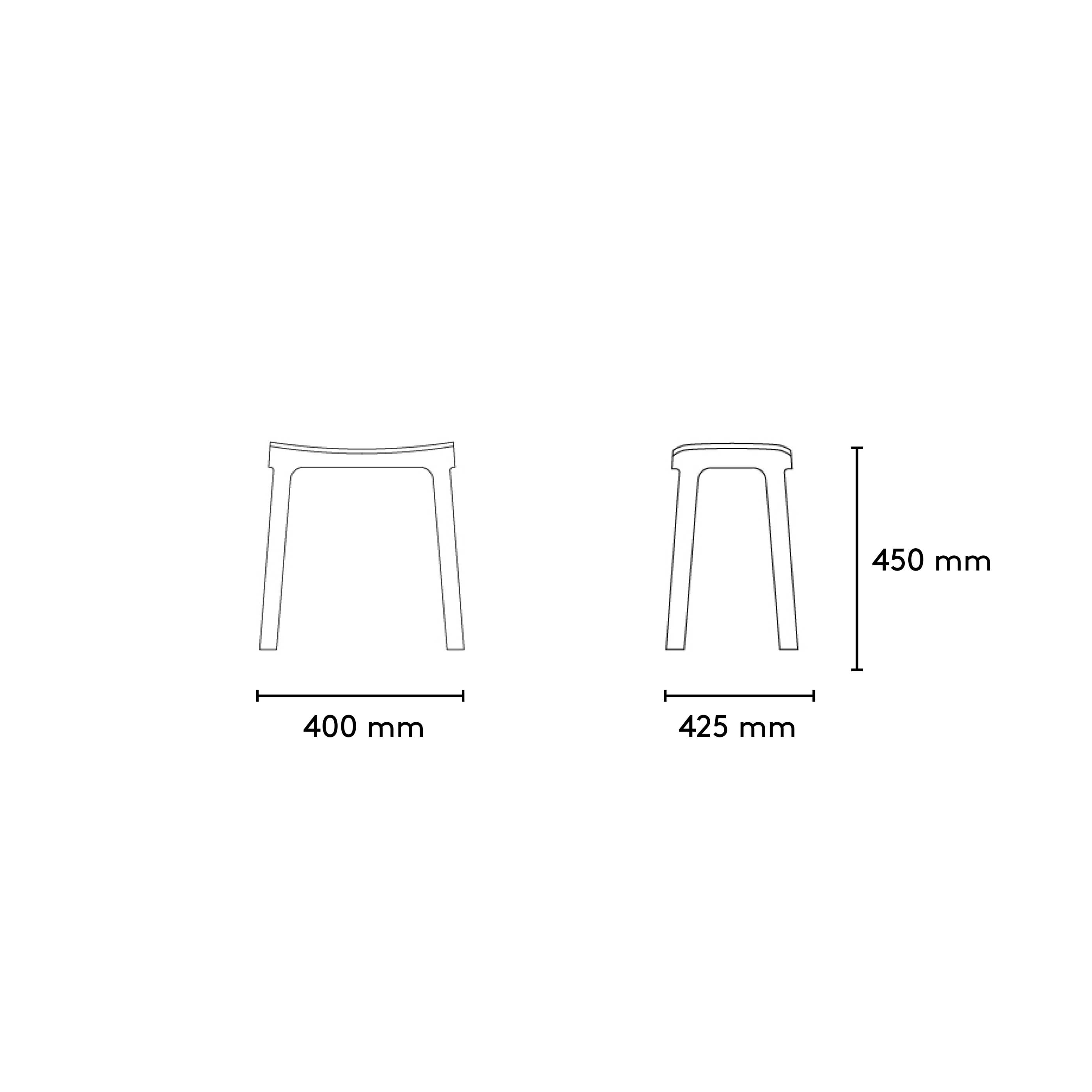 Crofton Stool Hocker Please wait to be seated