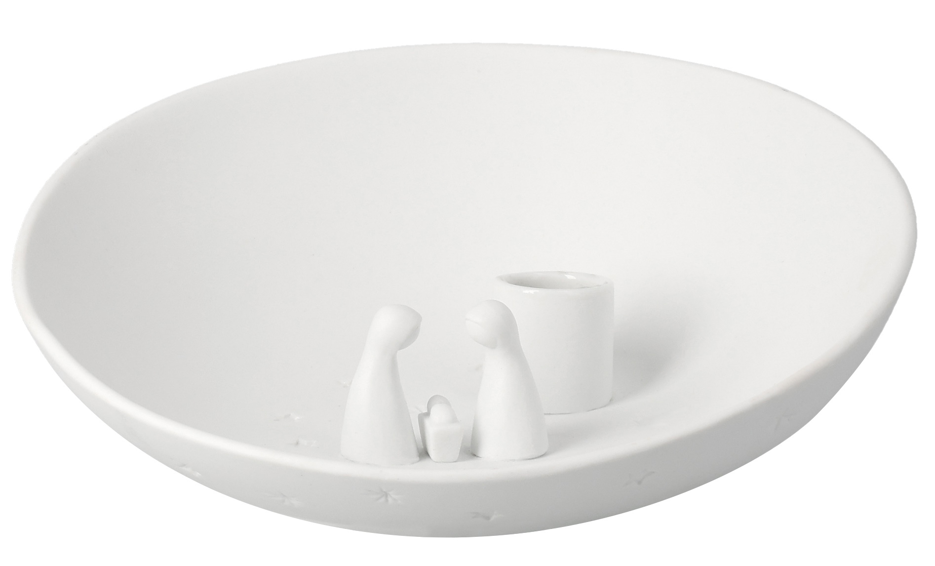 Kerzenschale Krippe groß Räder