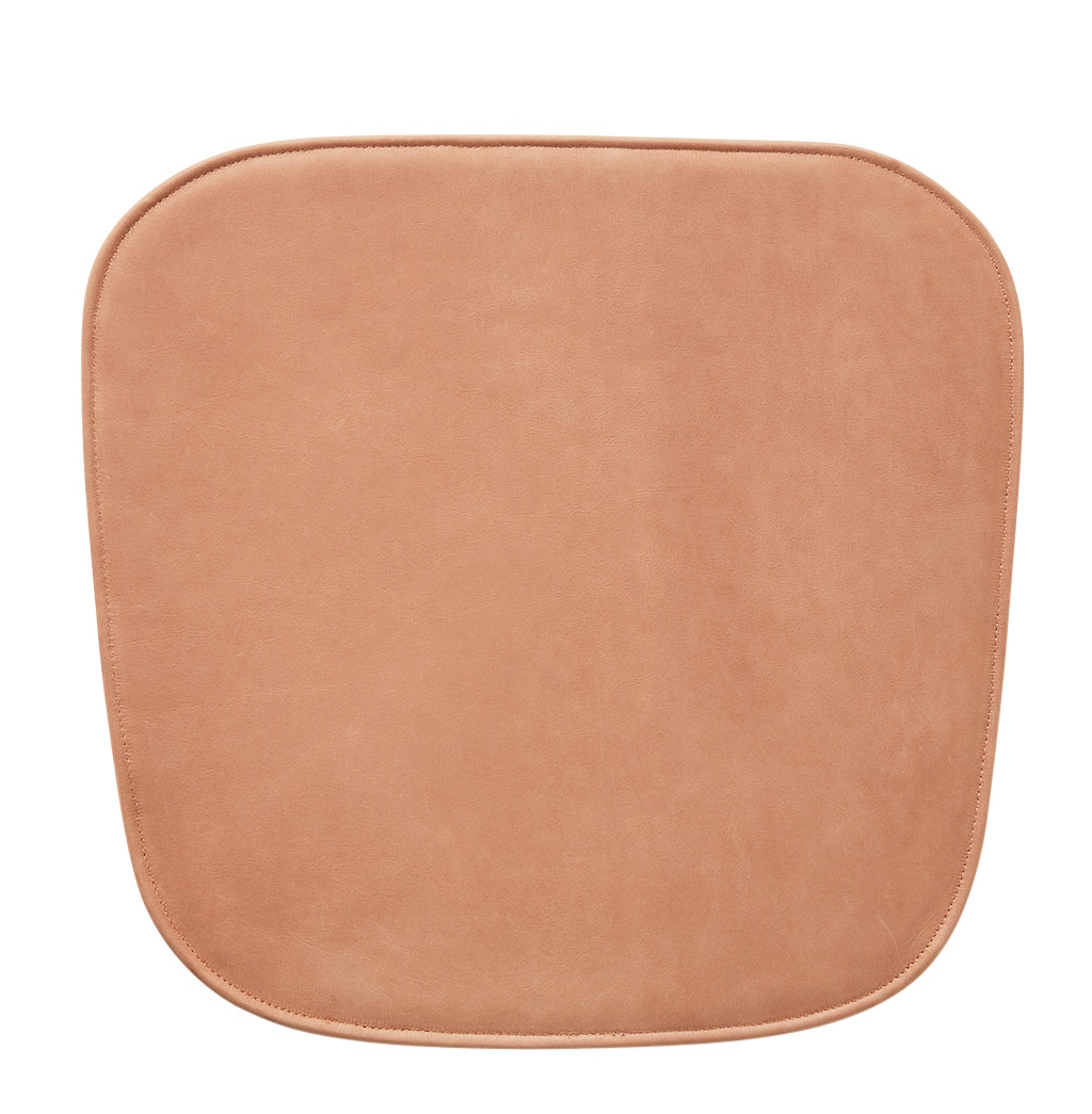 Beiges Stuhlkissen für Skagerak Vester Chair Stuhl von Fritz Hansen, Leder, Draufsicht.
