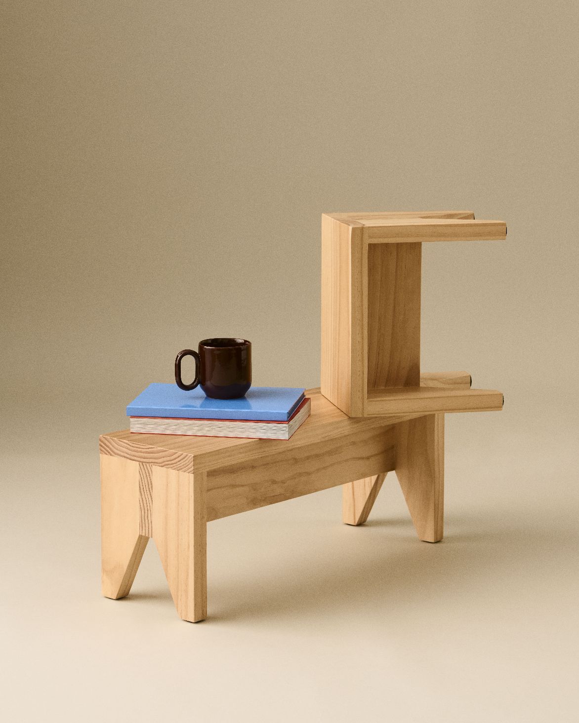 Manolito Stool Short Small Hocker Hay