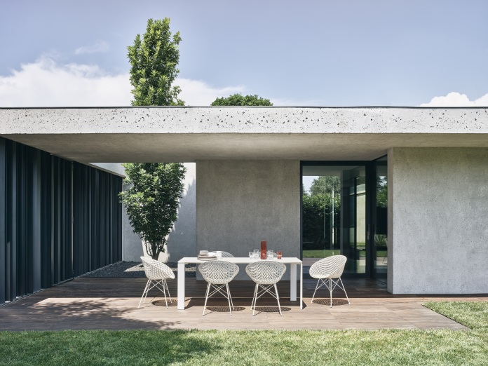 Smatrik Outdoor Stuhl Kartell Weiß