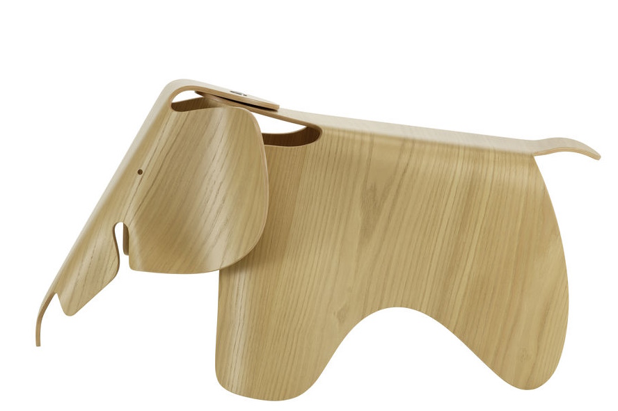 Eames Elephant Plywood Hocker Vitra 