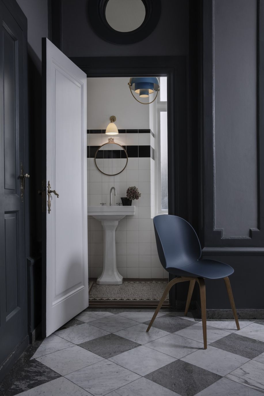 Multi-Lite Pendant lamp Pendelleuchte Schwarz / Chrom Gubi