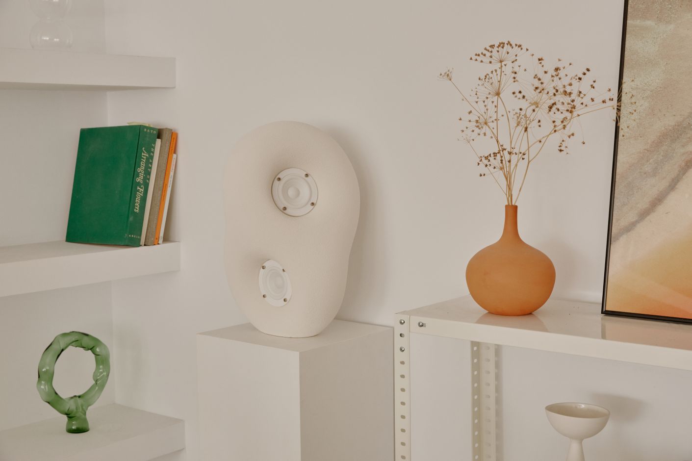 Akustische Skulptur Lautsprecher Transparent