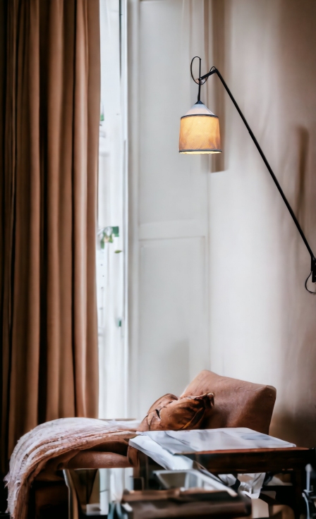 Jaima P307 + Schirm 71 Wandleuchte marset  