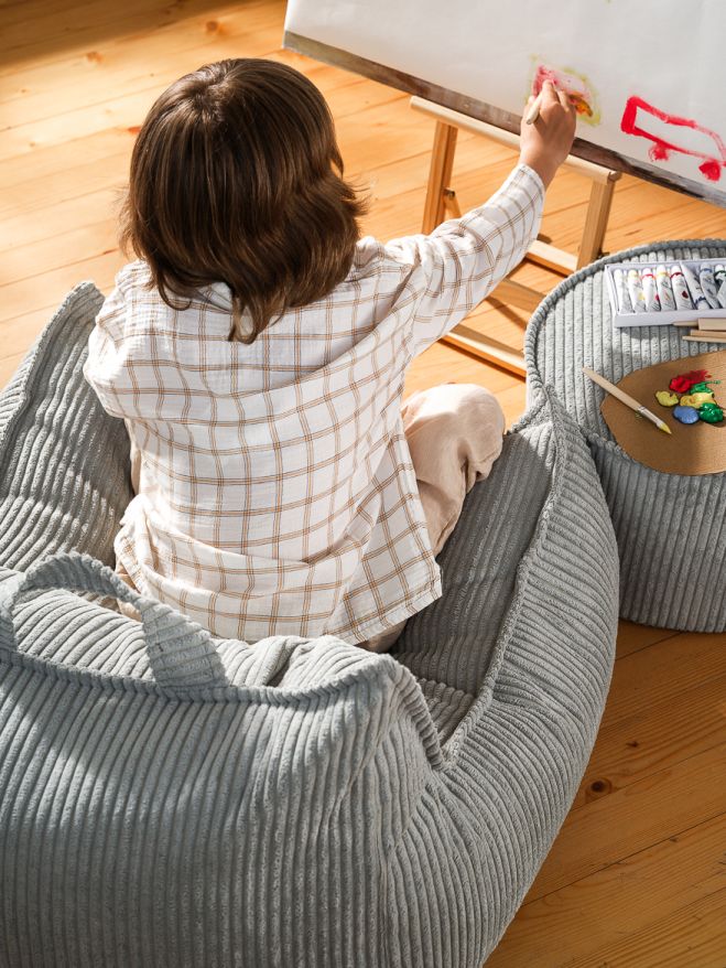 Kindersitzsack Sessel Breitcord Wigiwama