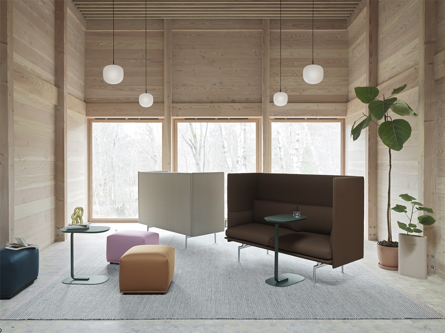 Echo Pouf Hocker Muuto