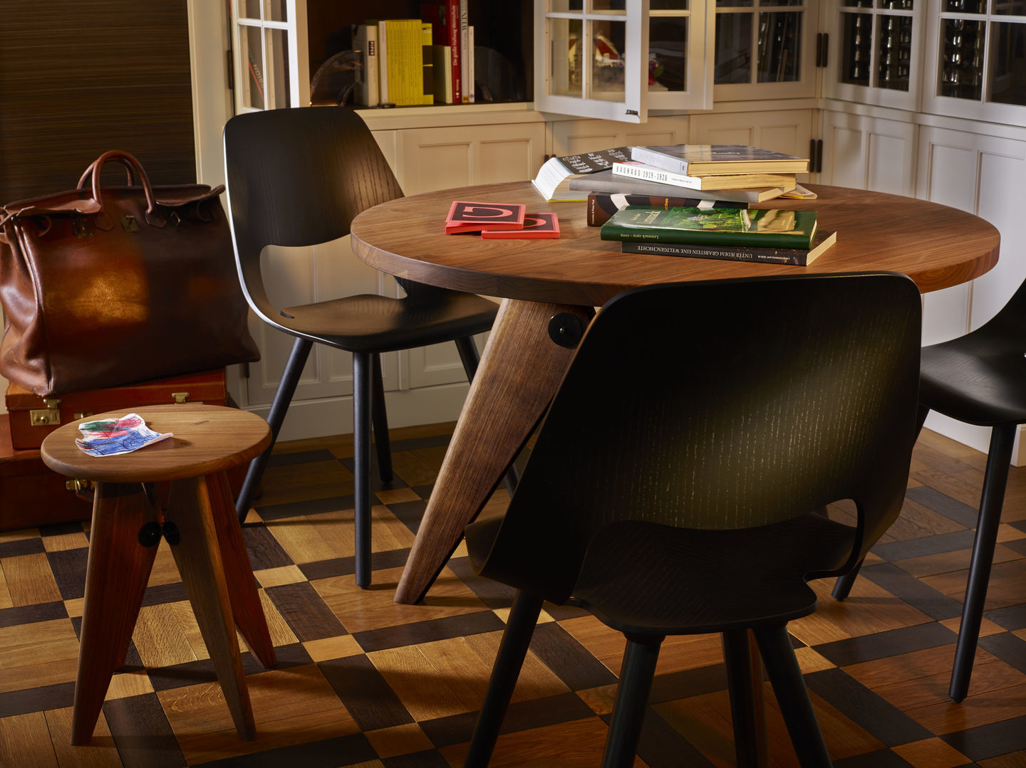 Tabouret Bois Hocker Vitra