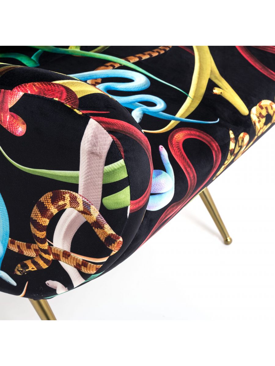 Toiletpaper Sessel Snakes Seletti