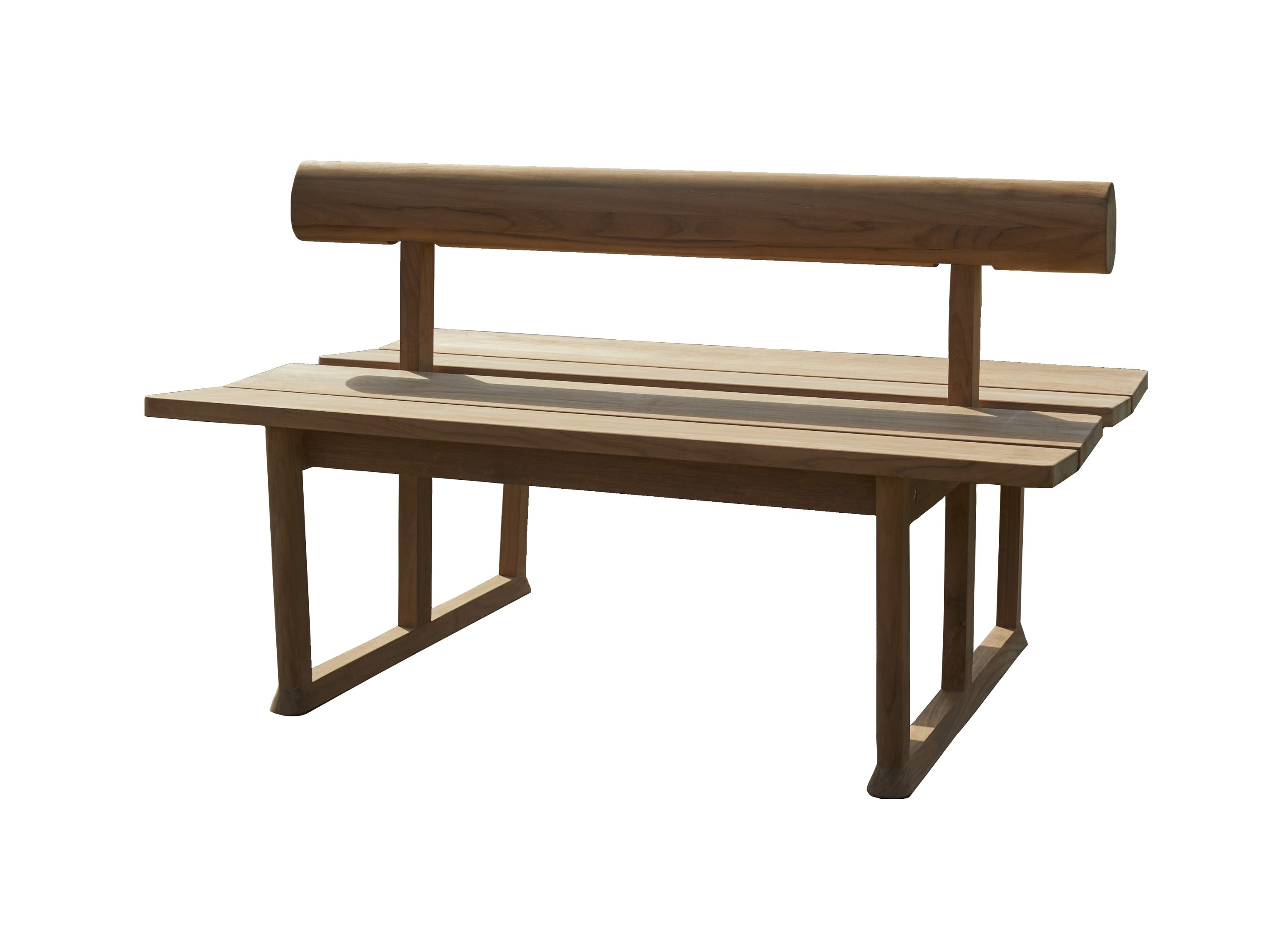 Banco Bank Teakholz Gartenbank von Skagerak by Fritz Hansen für zwei Personen.