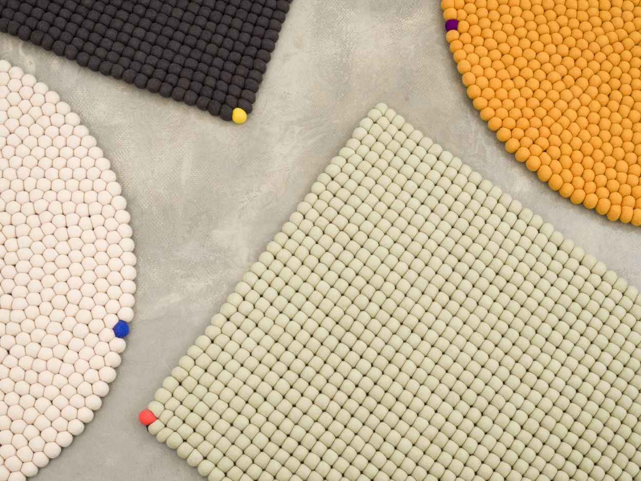 Big One Rund Filzteppich Ø 300 cm myfelt Anthrazit