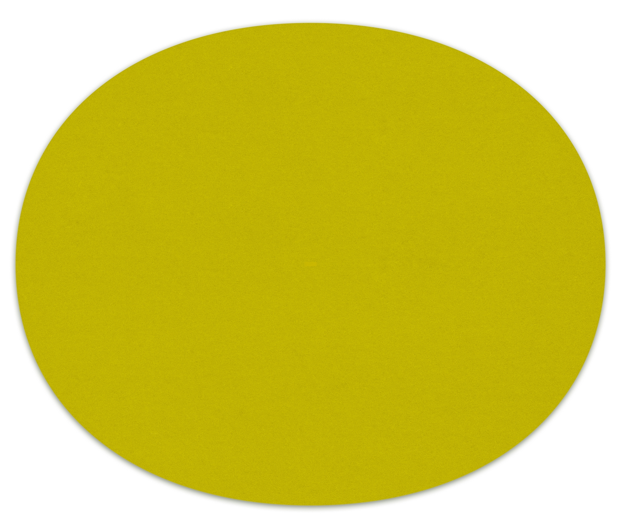 Grüne, runde Sitzauflage aus Filz für den Vitra Panton Chair von Hey Sign.