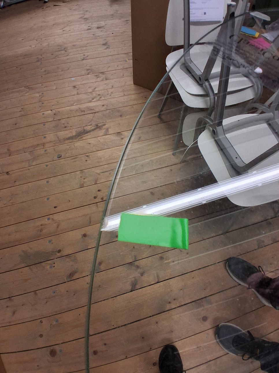 Adjustable Ersatzglasplatte KRISTALLGLAS für Beistelltisch ClassiCon MÄNGELEXEMPLAR