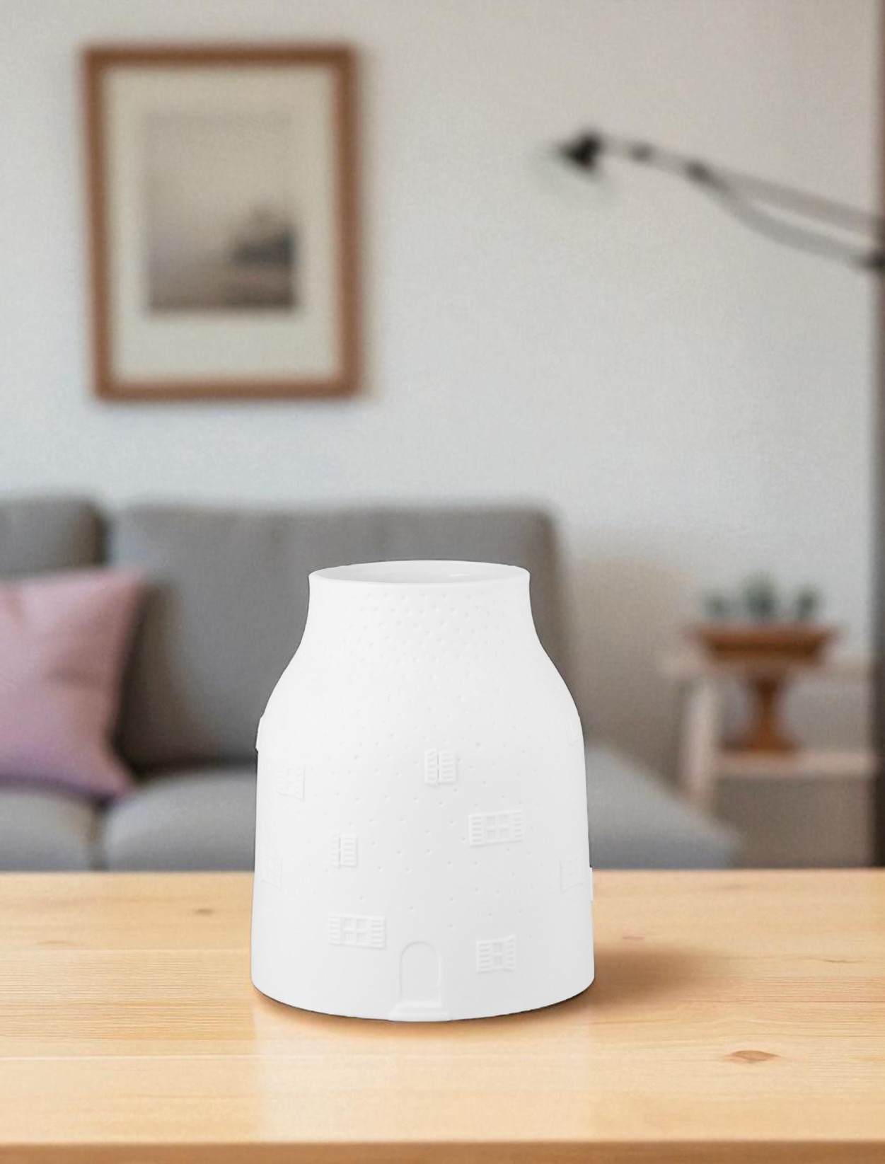 Vase Winterhaus Klein Räder