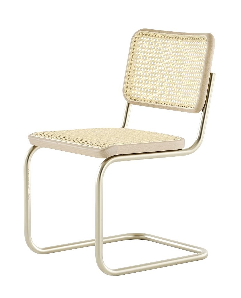 JS. Thonet by Jil Sander S 32 V / S32V Freischwinger Thonet