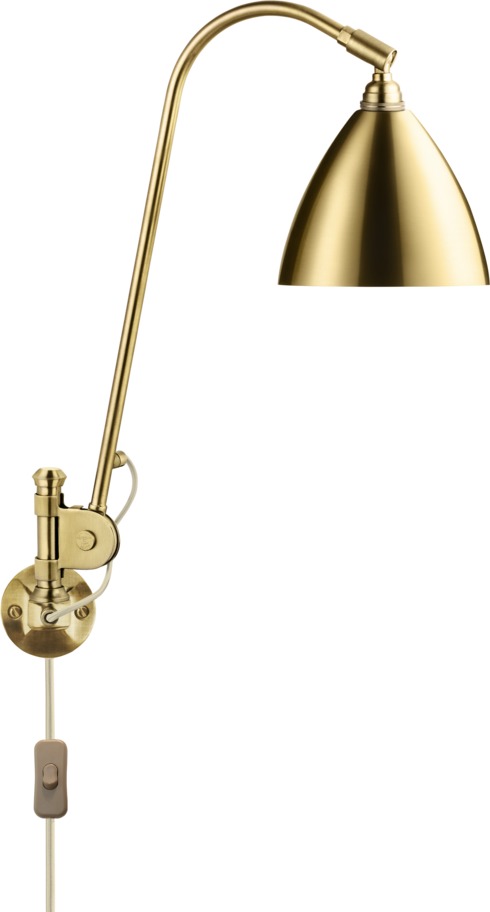 Bestlite BL6 Wandleuchte von Gubi in Messing: Elegante, verstellbare Wandlampe für stilvolle Beleuchtung.