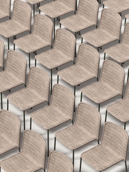 Flax Stacker Chair Stuhl Please wait to be seated 