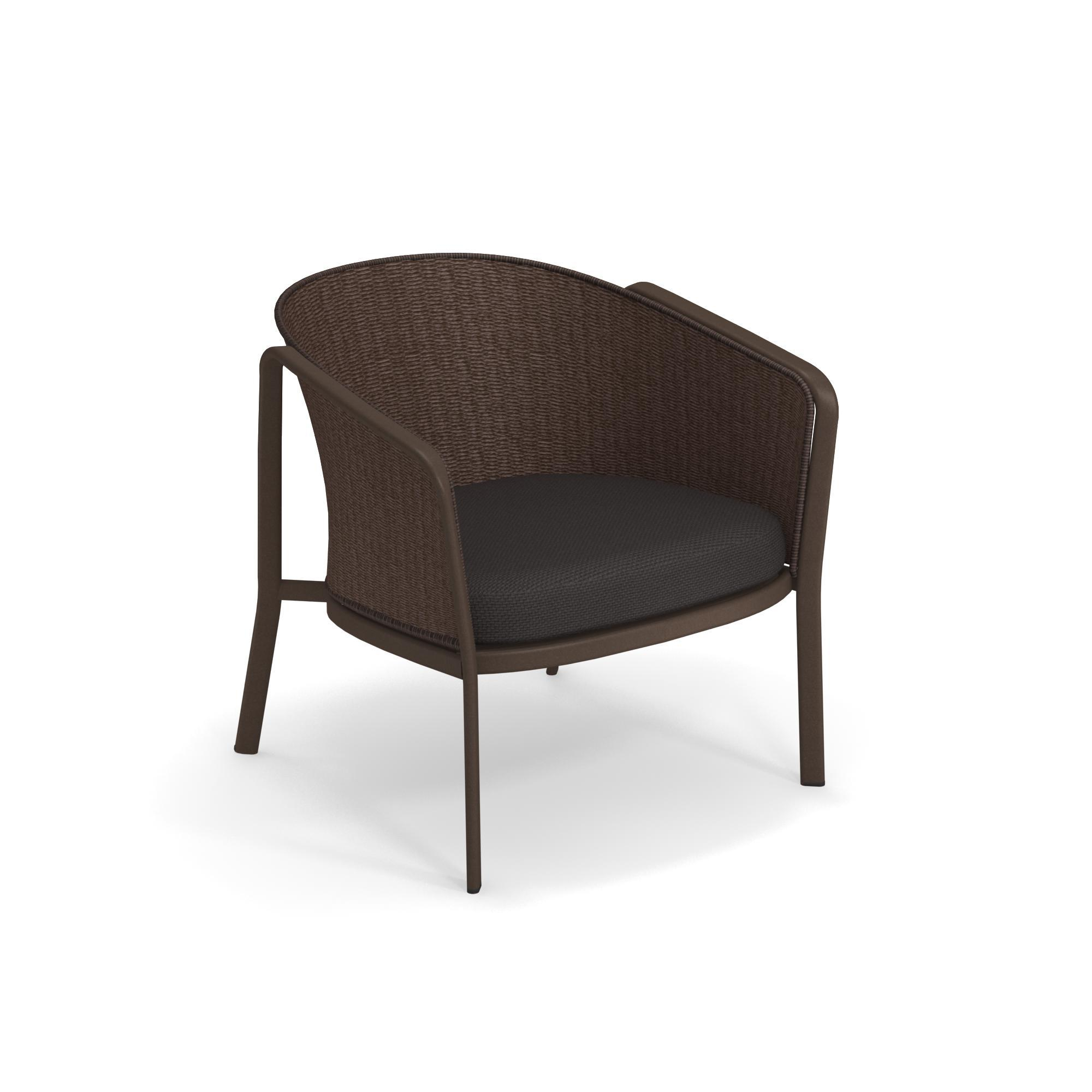 Carousel 1216 Outdoor Loungesessel Emu Indian braun / Melange Braun