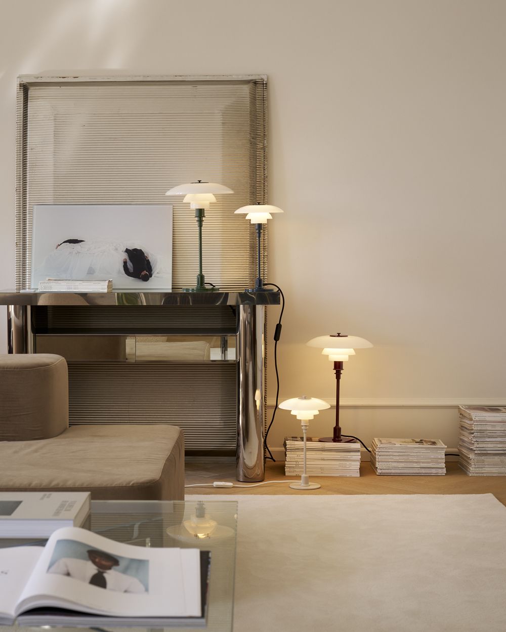 PH 3/2 Table lamp Tischleuchte Glossy Louis Poulsen
