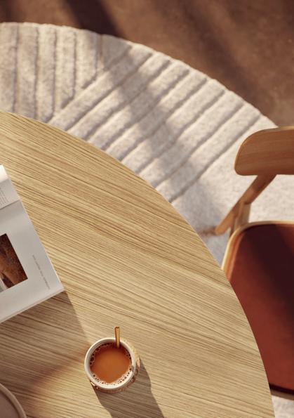 Kyoto Rug Teppich Ø 200 cm Woud  