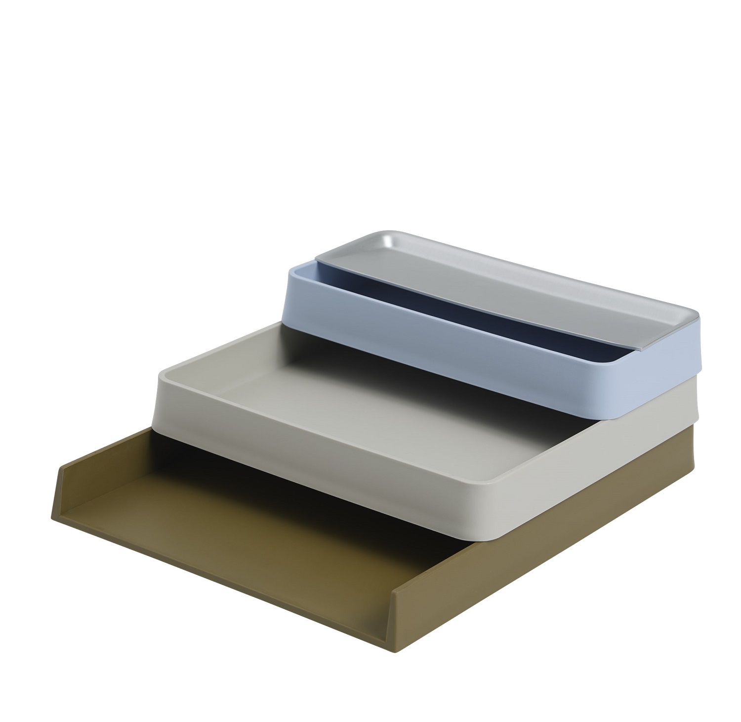 Muuto Arrange Desktop Organizer: Mehrfarbiges Schreibtisch-Organizer-Set für Büro und Homeoffice.