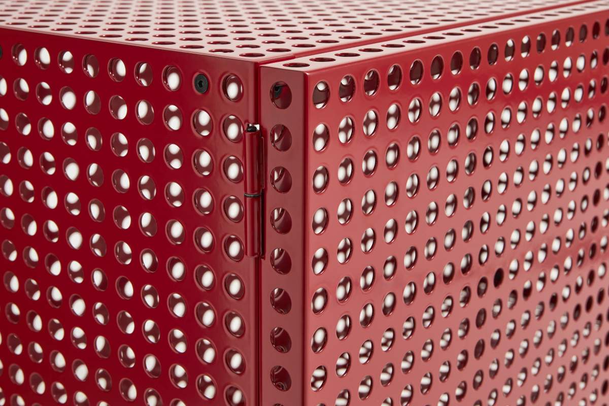 Perforated Cabinet Floor Small Sideboard Hay