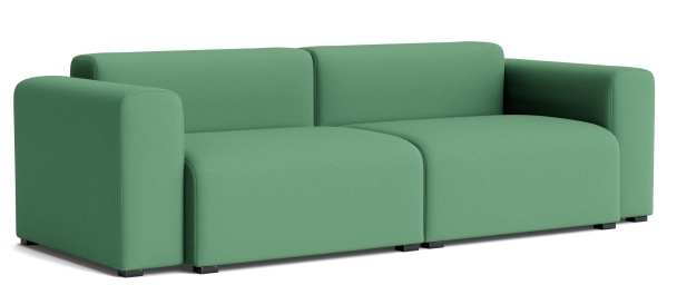 Mags Sofa 2,5-Sitzer Combination 1 Low Armrest Hay Stoff Steelcut 932