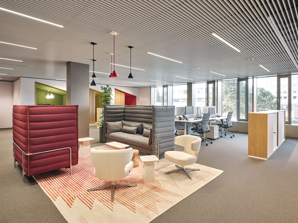 Alcove Drei-Sitzer Sofa Vitra