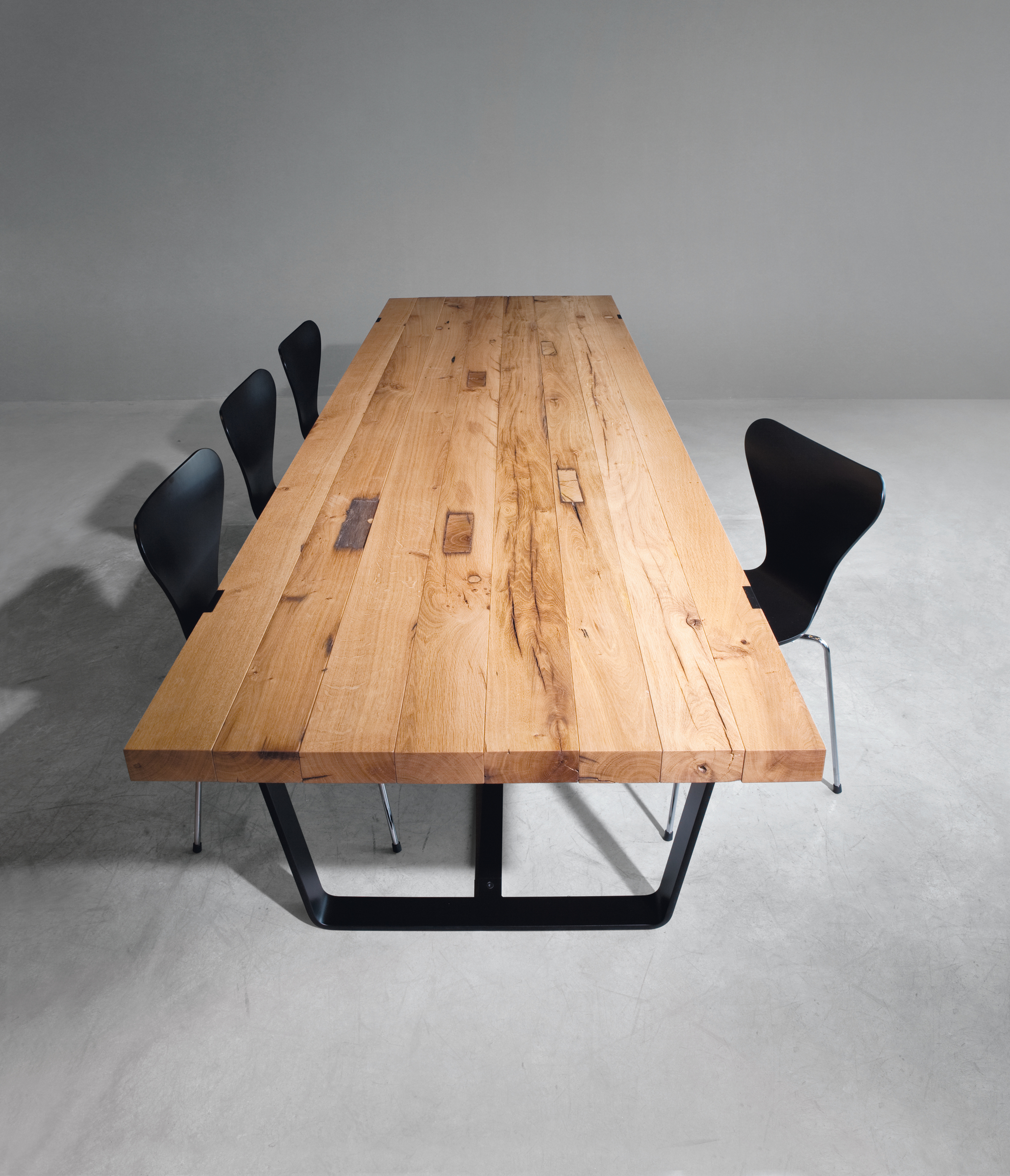 BB 11 Clamp Tisch Eiche roh/geölt Janua