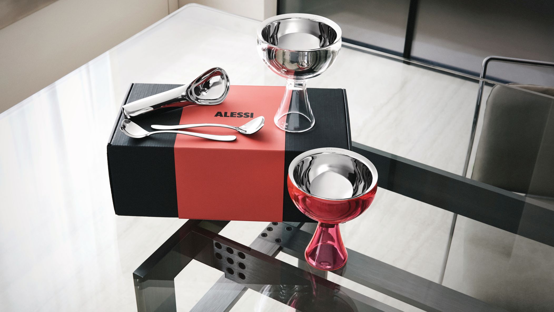 MMI01SET Ice Cream Set Alessi