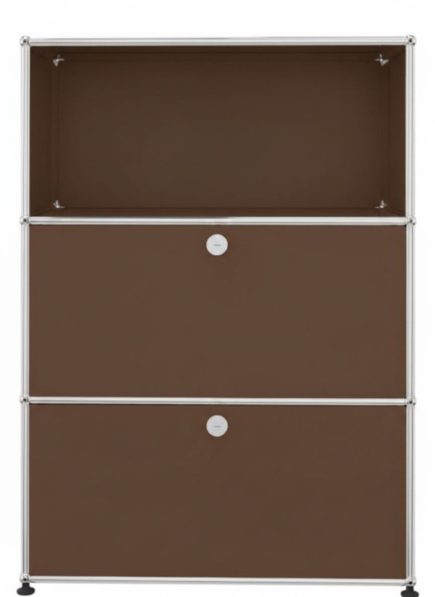 USM Haller Highboard 1 Offen / 2 Schubladen Braun