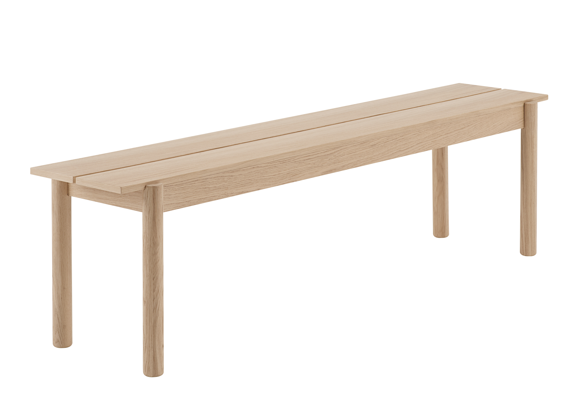 Linear Wood Bench Bank 170x34 cm Muuto