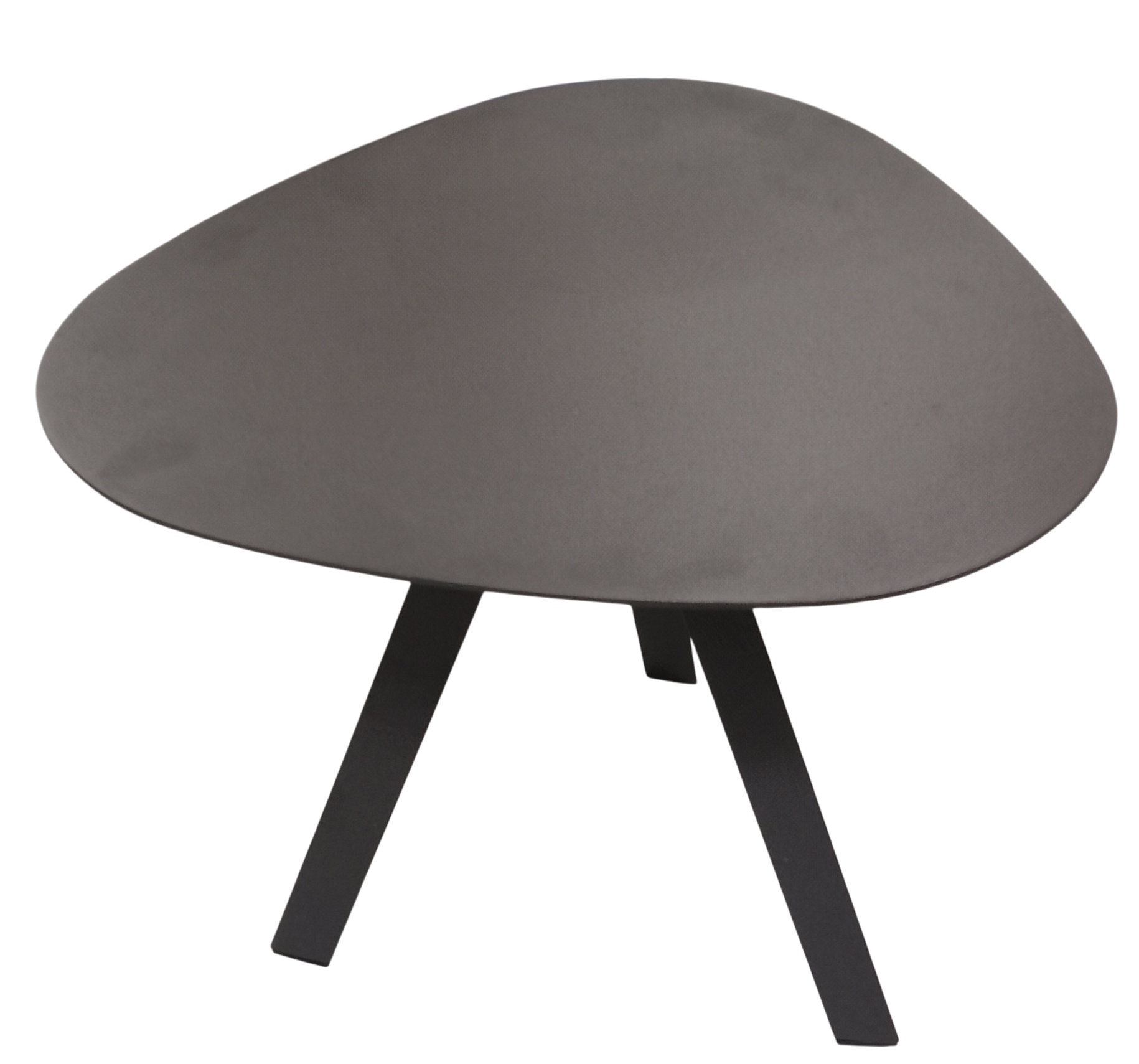 Flow Beistelltisch GRAU METALLIC Weishäupl MÄNGELEXEMPLAR