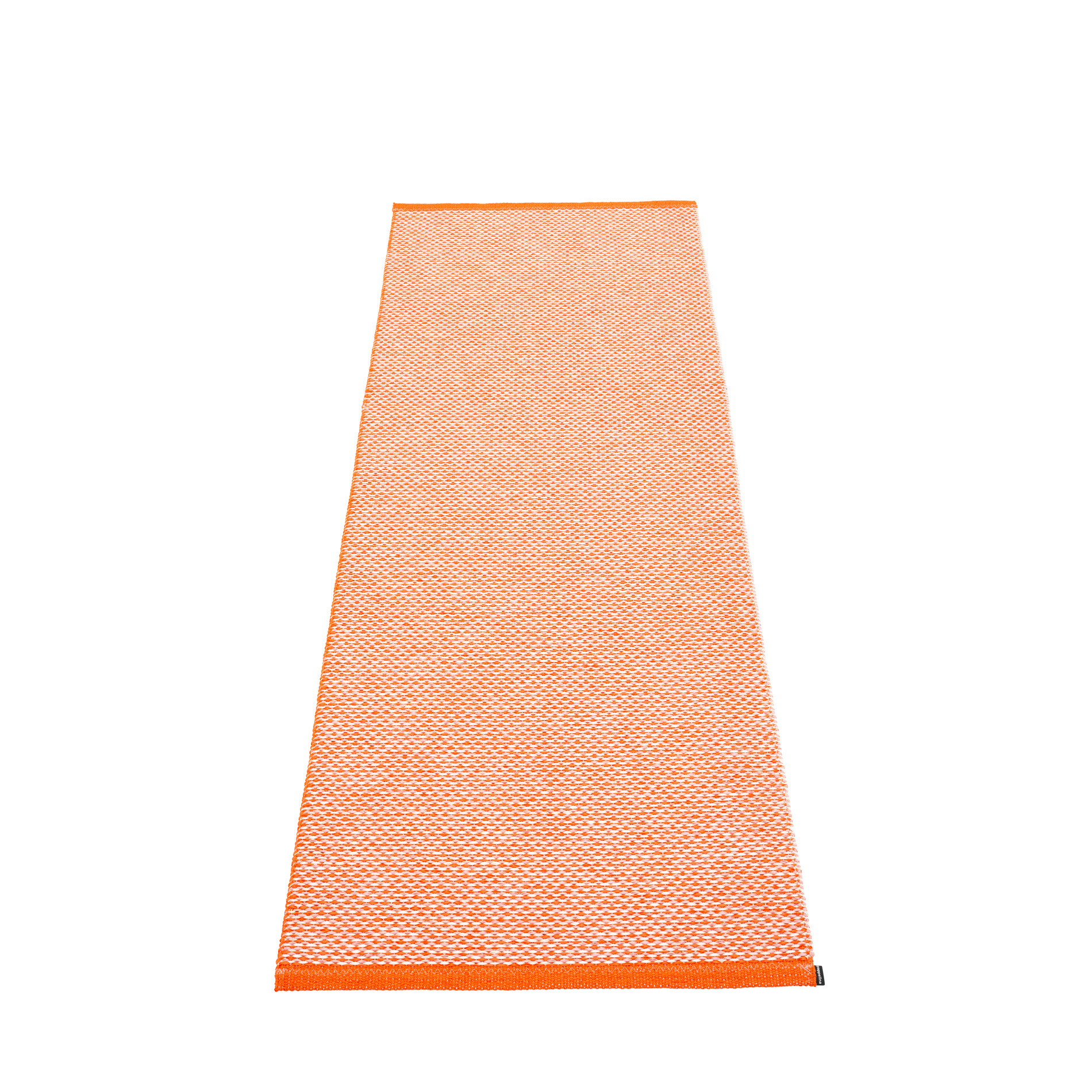 Oranger Pappelina Kunststoffteppich Effi, 70x200 cm, mit feinem Webmuster für Küche, Bad oder Flur.
