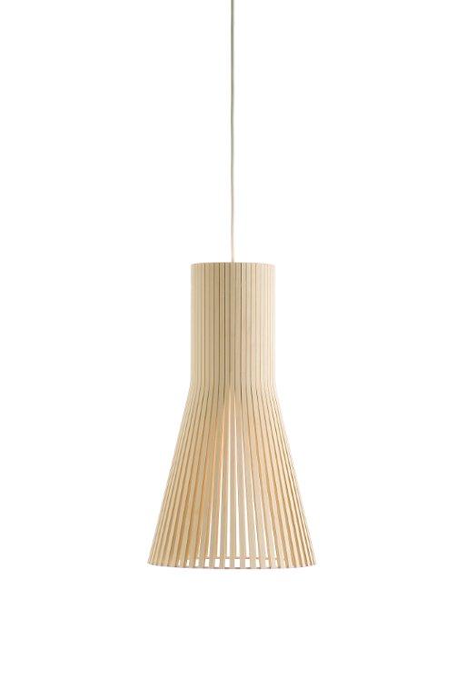 Birke natur / Kabel weiß 