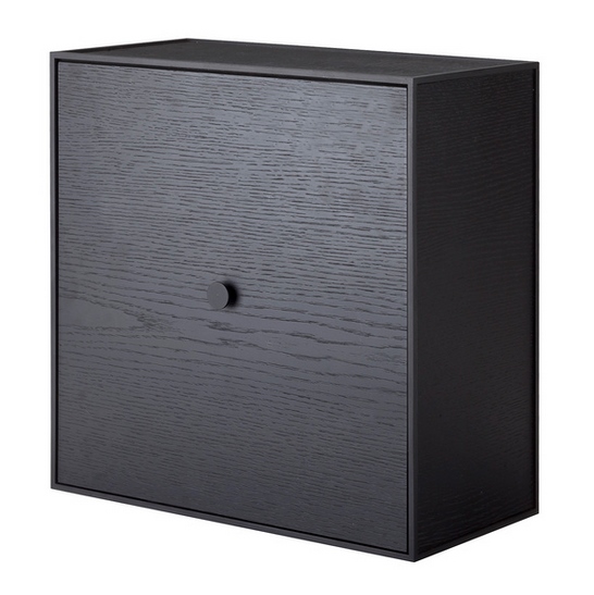 Esche schwarz gebeizt (mit Tür)