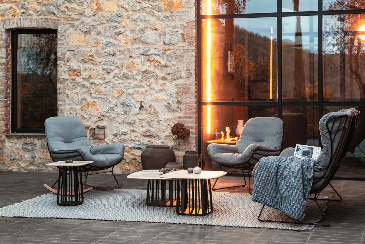 BC 09 Basket Outdoor Couch-/ Beistelltisch Janua