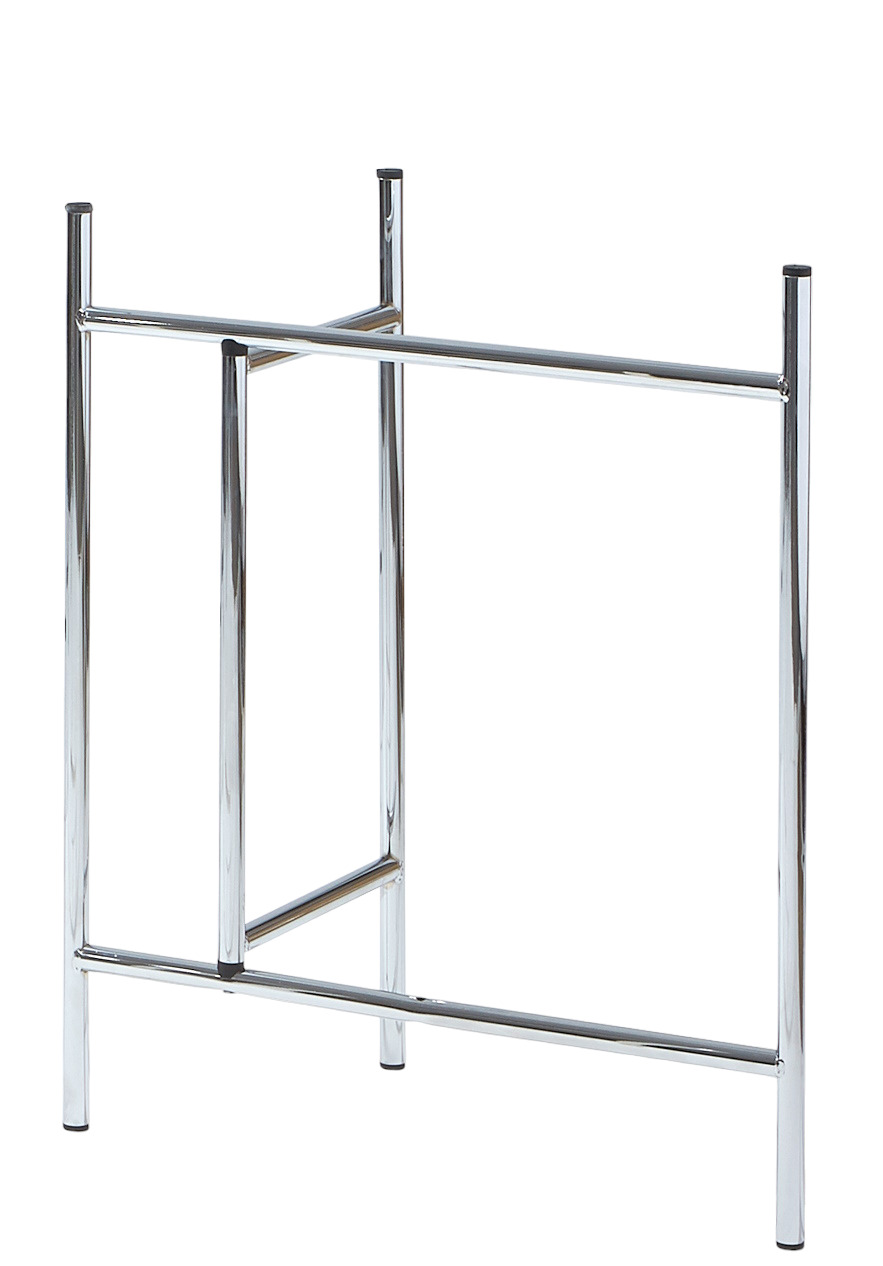 Eiermann Tischgestell 3 verchromt von Richard Lampert: Metallgestell für Tische, höhenverstellbar und modern.
