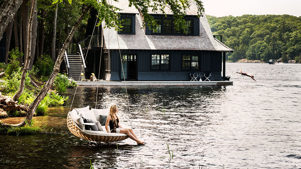 Swingrest Hanging Lounger inkl. Sitzkissen Dedon