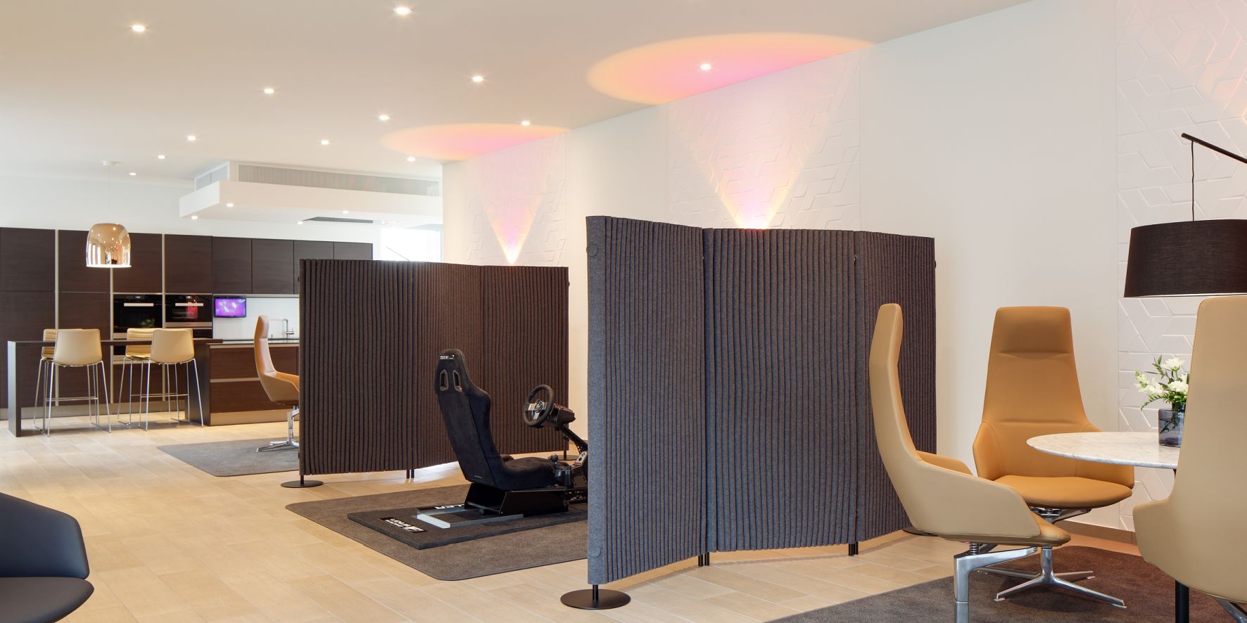 Welle Paravent 1 Element mit 2 Tellerfüßen HEY - SIGN by BWF Group