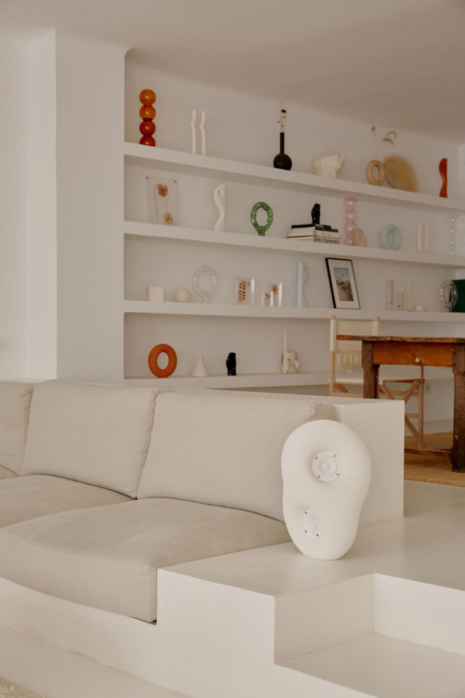 Akustische Skulptur Lautsprecher Transparent