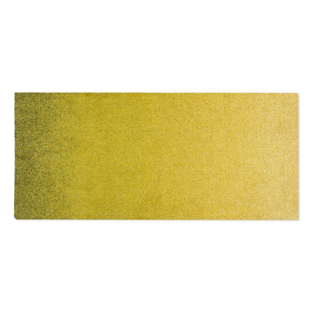 Gelbe Heymat Fußmatte "Dis MOSS" für Innen und Außen, 45x100 cm, Einzelstück. Robuste Schmutzfangmatte.