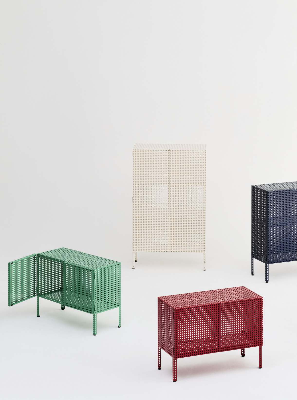 Perforated Cabinet Floor Small Sideboard Hay