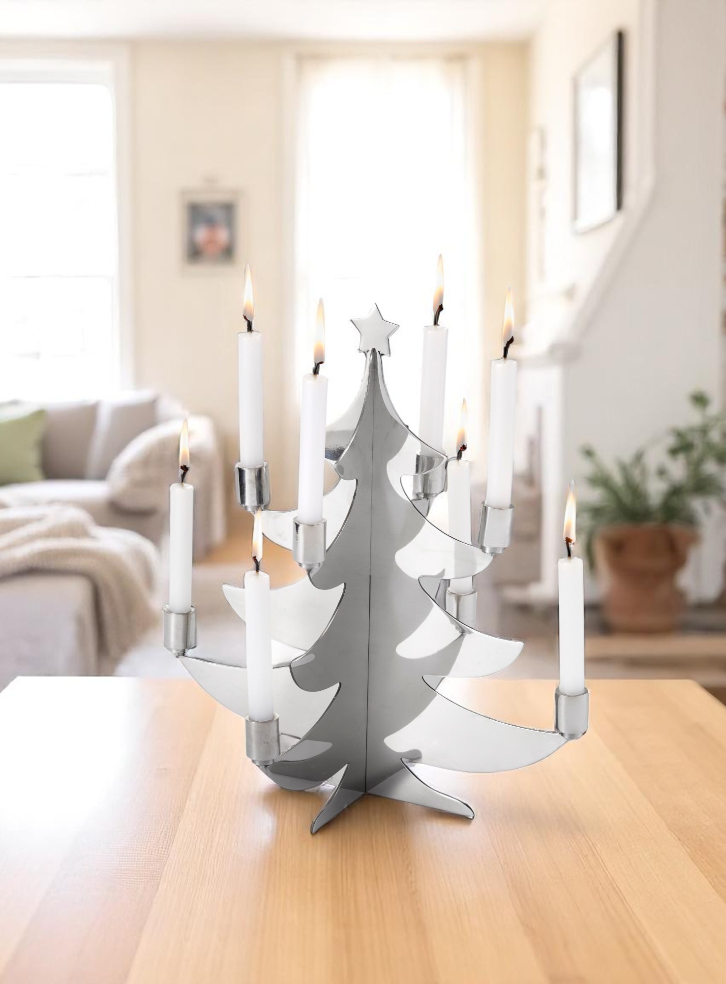 Grenoble Weihnachtsbaum für Kerzen Philippi