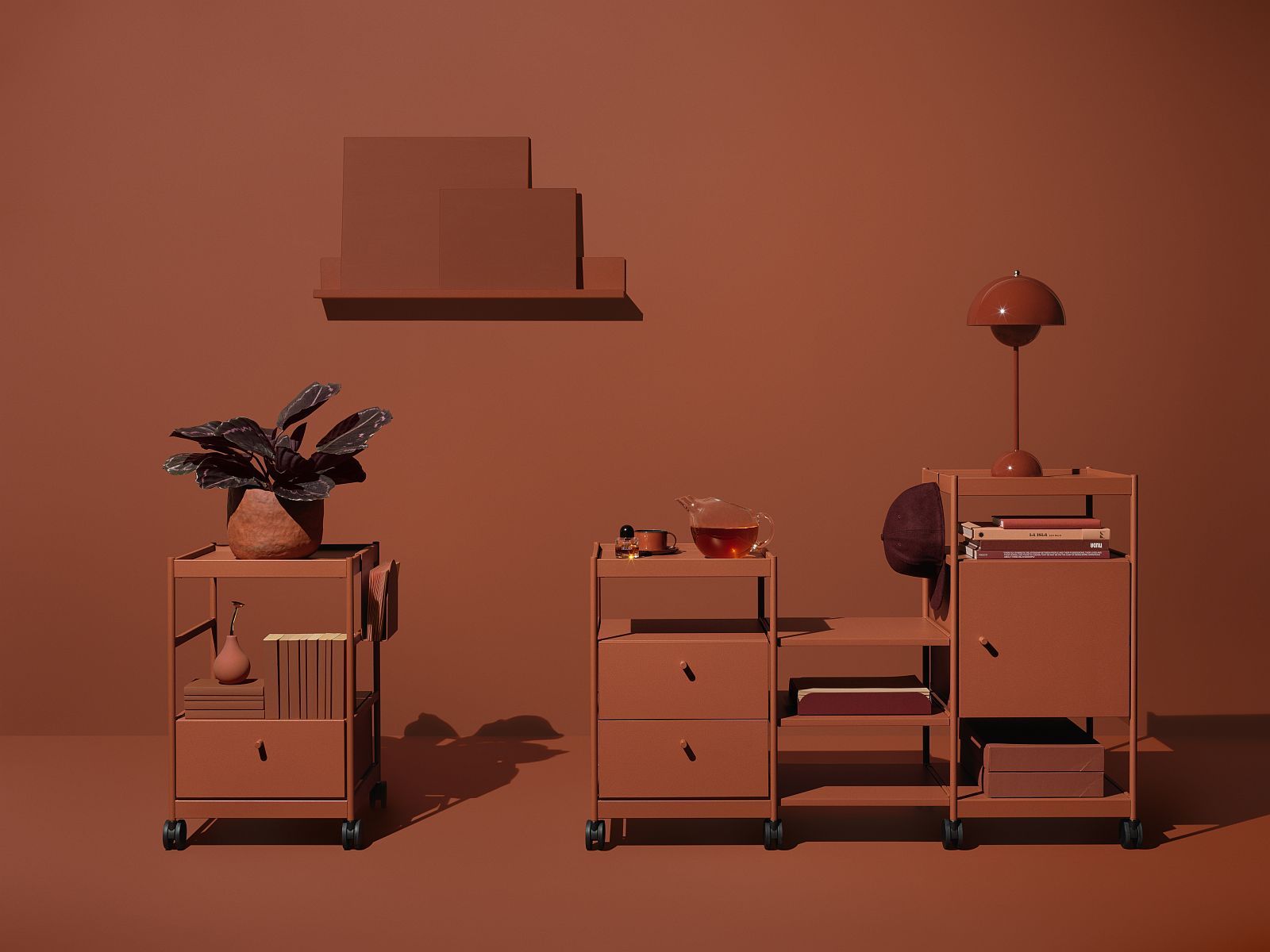 Beside Office Trolley Regalelement / Kommode Mizetto QUICK SHIP